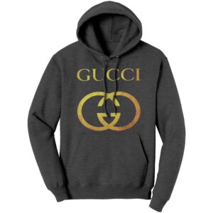 Gucci Logo Gold Unisex Hoodie 2